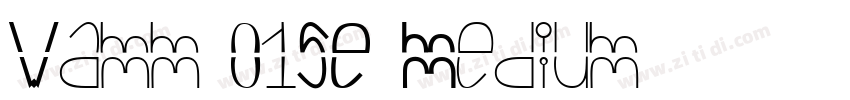 Wamm 01SE Medium字体转换